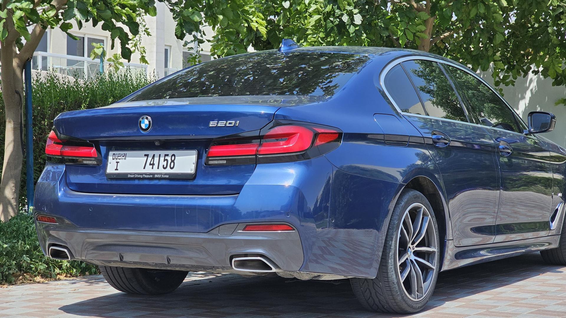 BMW 520i Blue